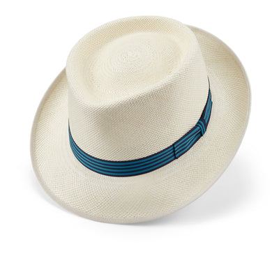 The James Bond Stoke Panama Trilby Hat - Goldfinger White Edition - by Lock & Co.