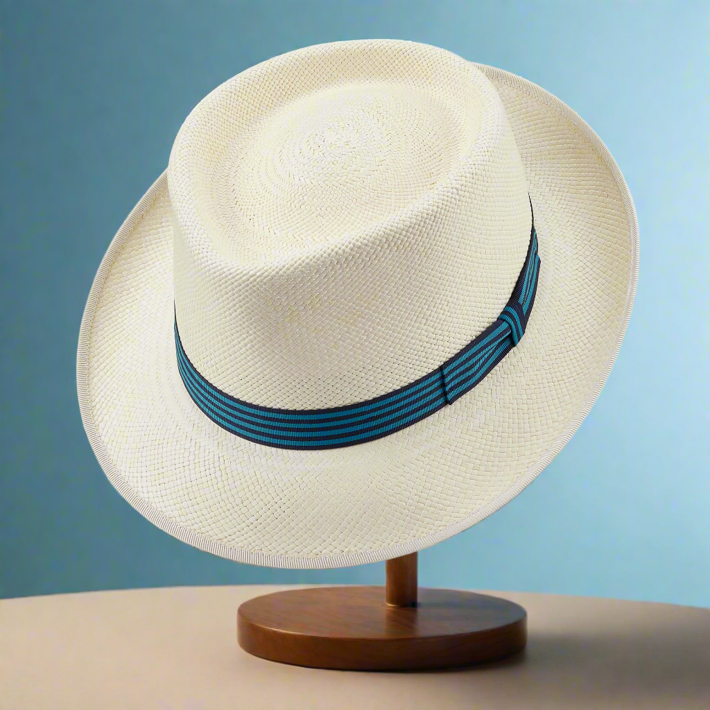 The James Bond Stoke Panama Trilby Hat - Goldfinger White Edition - by Lock & Co.