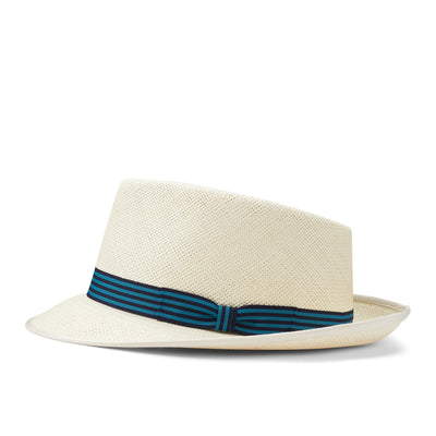 The James Bond Stoke Panama Trilby Hat - Goldfinger White Edition - by Lock & Co.