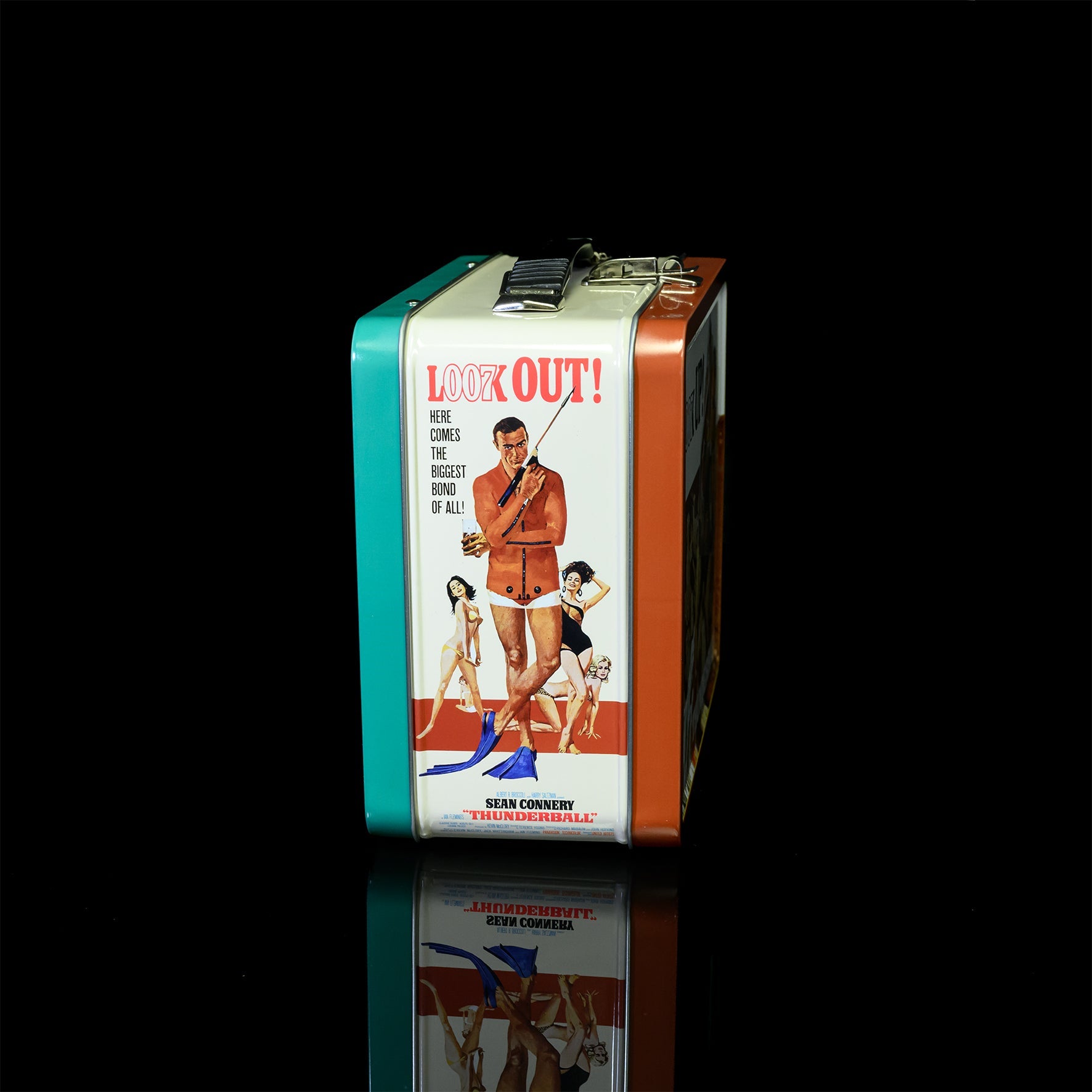 James Bond Thunderball Tin Tote Lunch Box