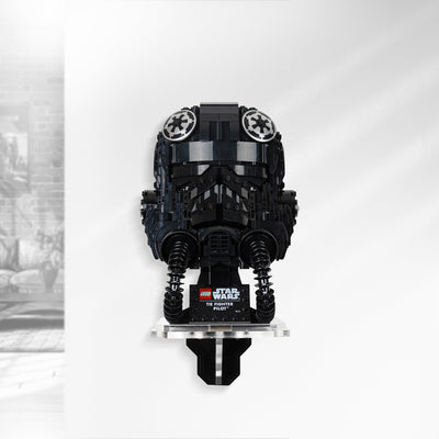 Wall Mounted Display for LEGO®TIE Fighter pilot helmet (75274)