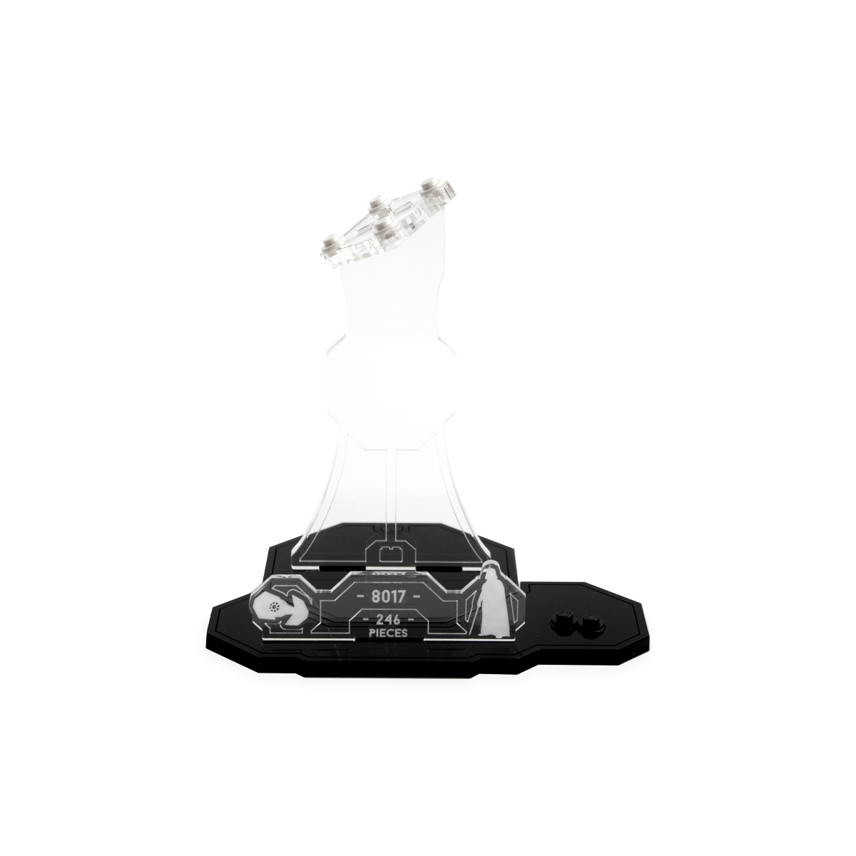 Display Stand for LEGO® Star Wars™ Darth Vader's TIE Fighter (8017)