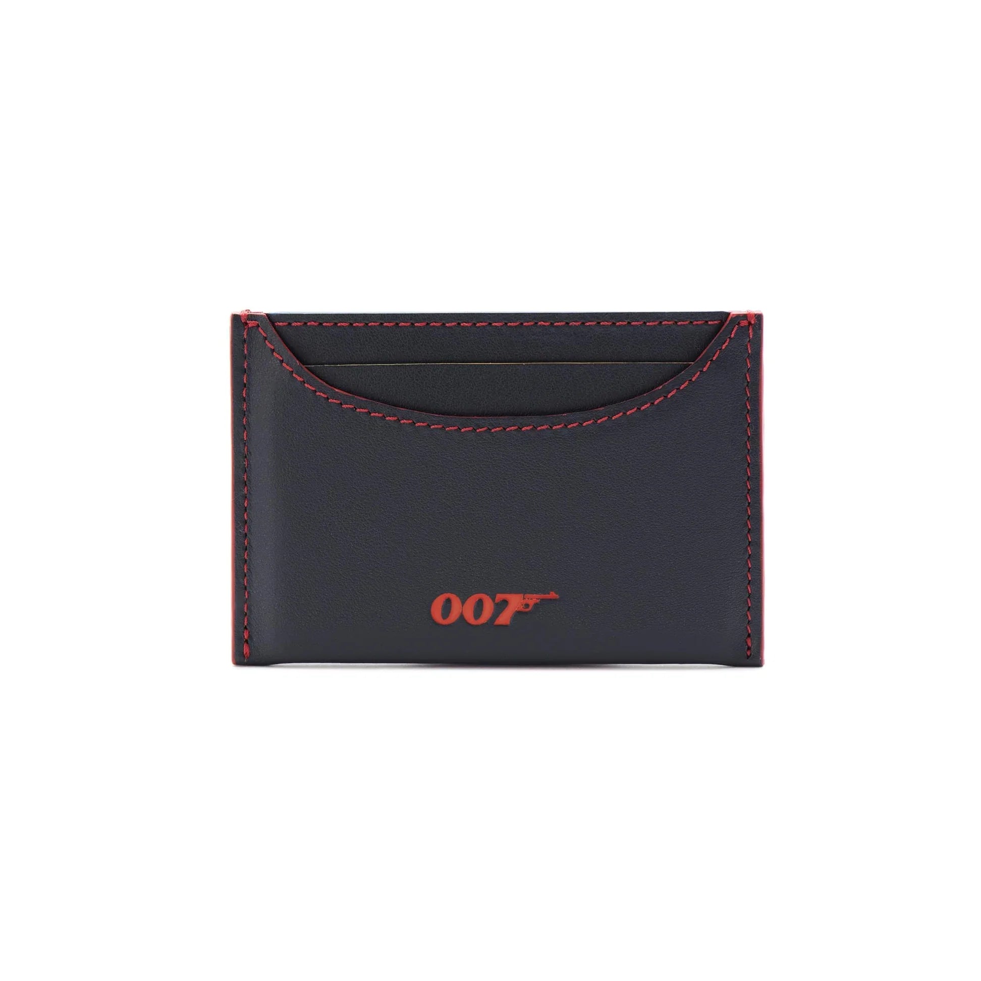 James Bond Navy Leather Card Holder - Thunderball Edition - By Globe-Trotter