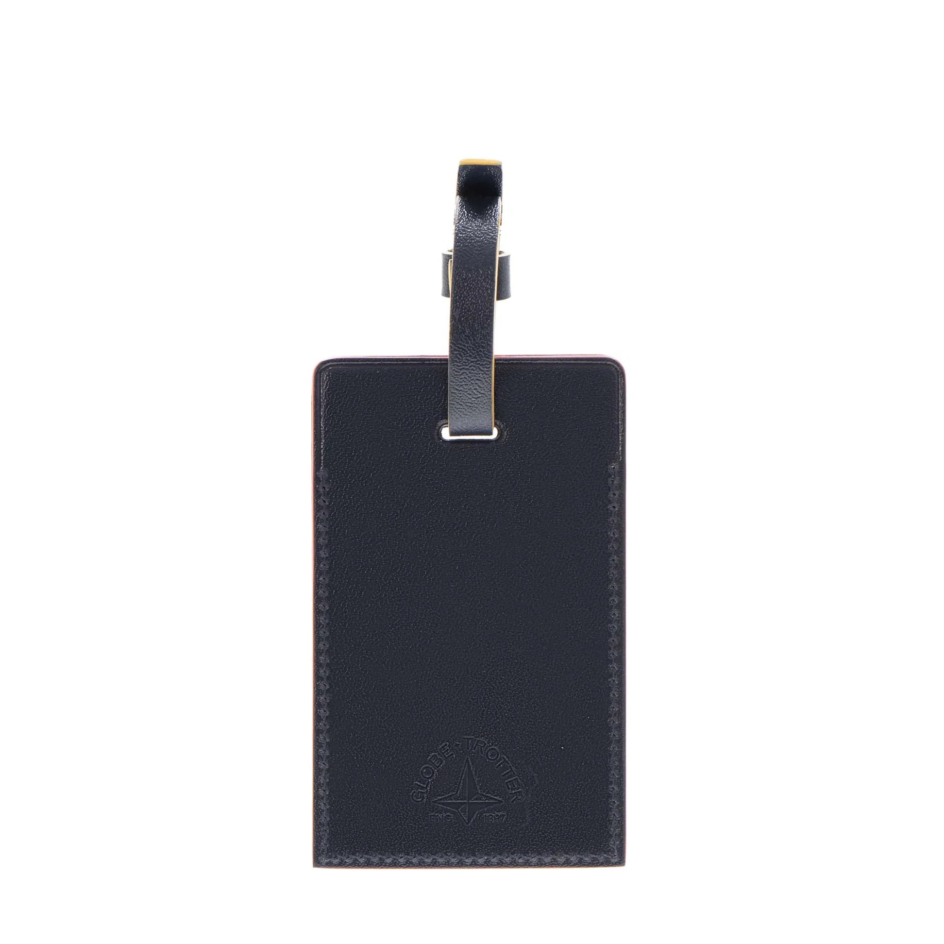 James Bond Navy Leather Luggage Tag - Thunderball Edition - By Globe-Trotter