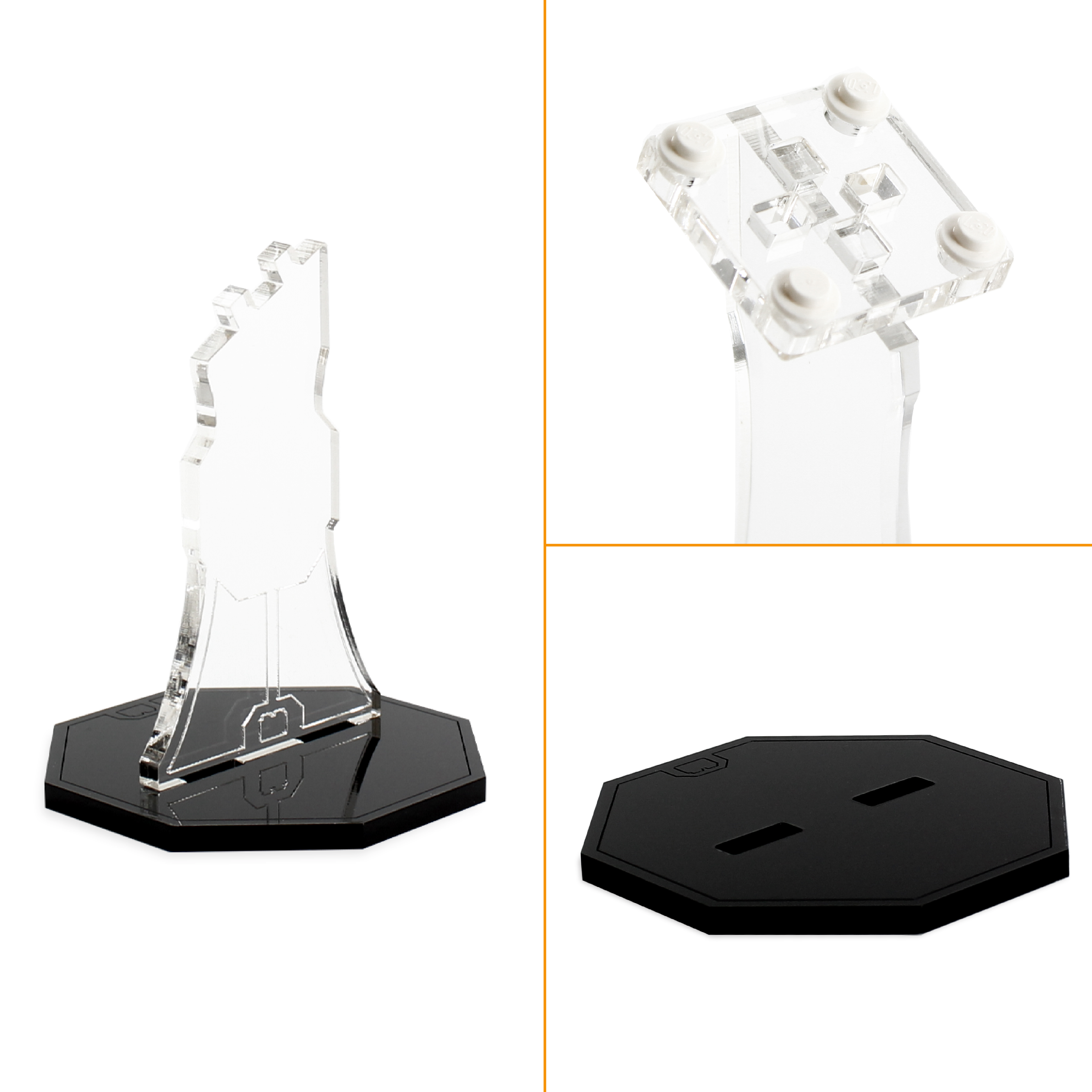 Vario Display Stand for LEGO® Vehicles (Medium/Angled)