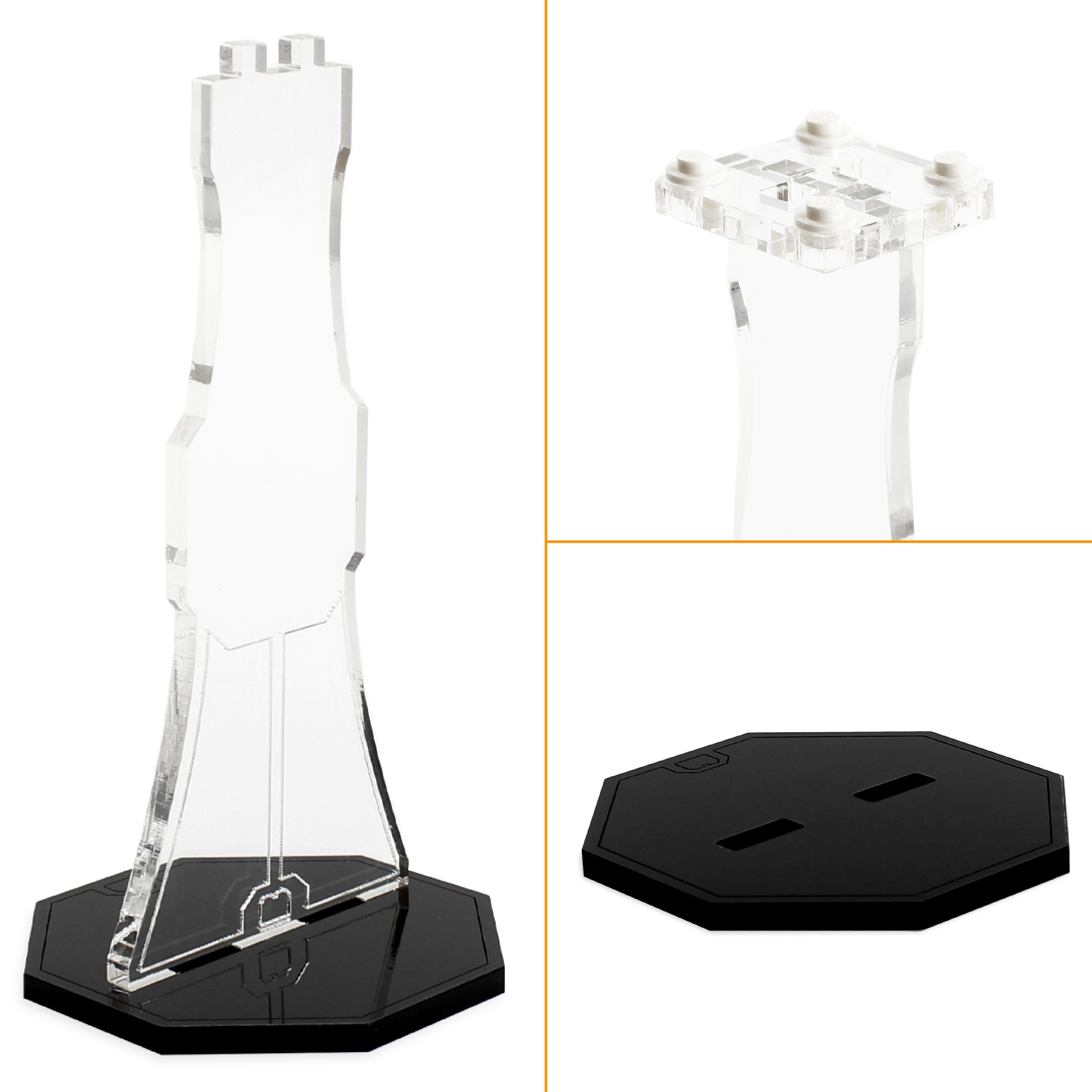 Vario Display Stand for LEGO® Vehicles (Large/Horizontal)
