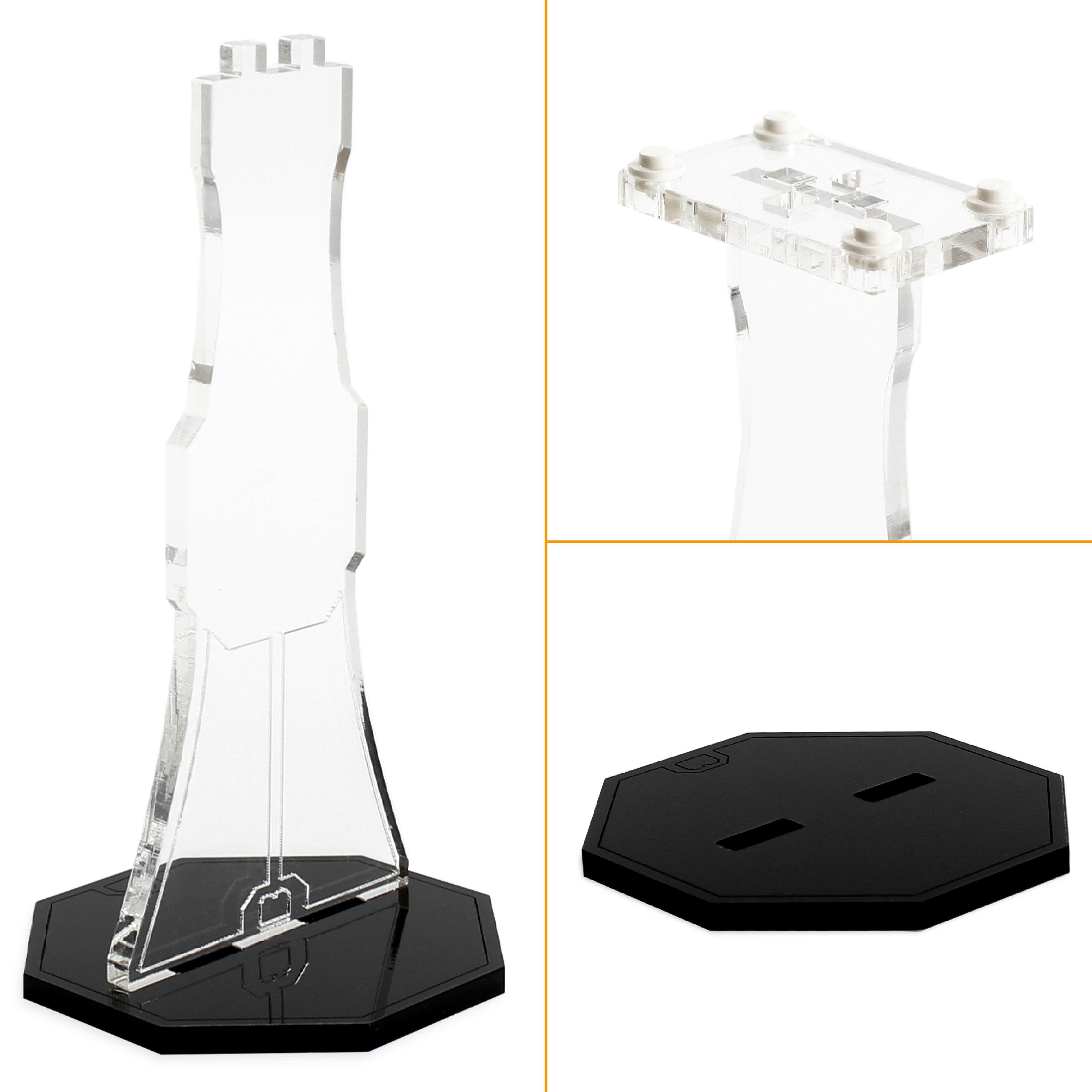 Vario Display Stand for LEGO® Vehicles (Large/Horizontal)