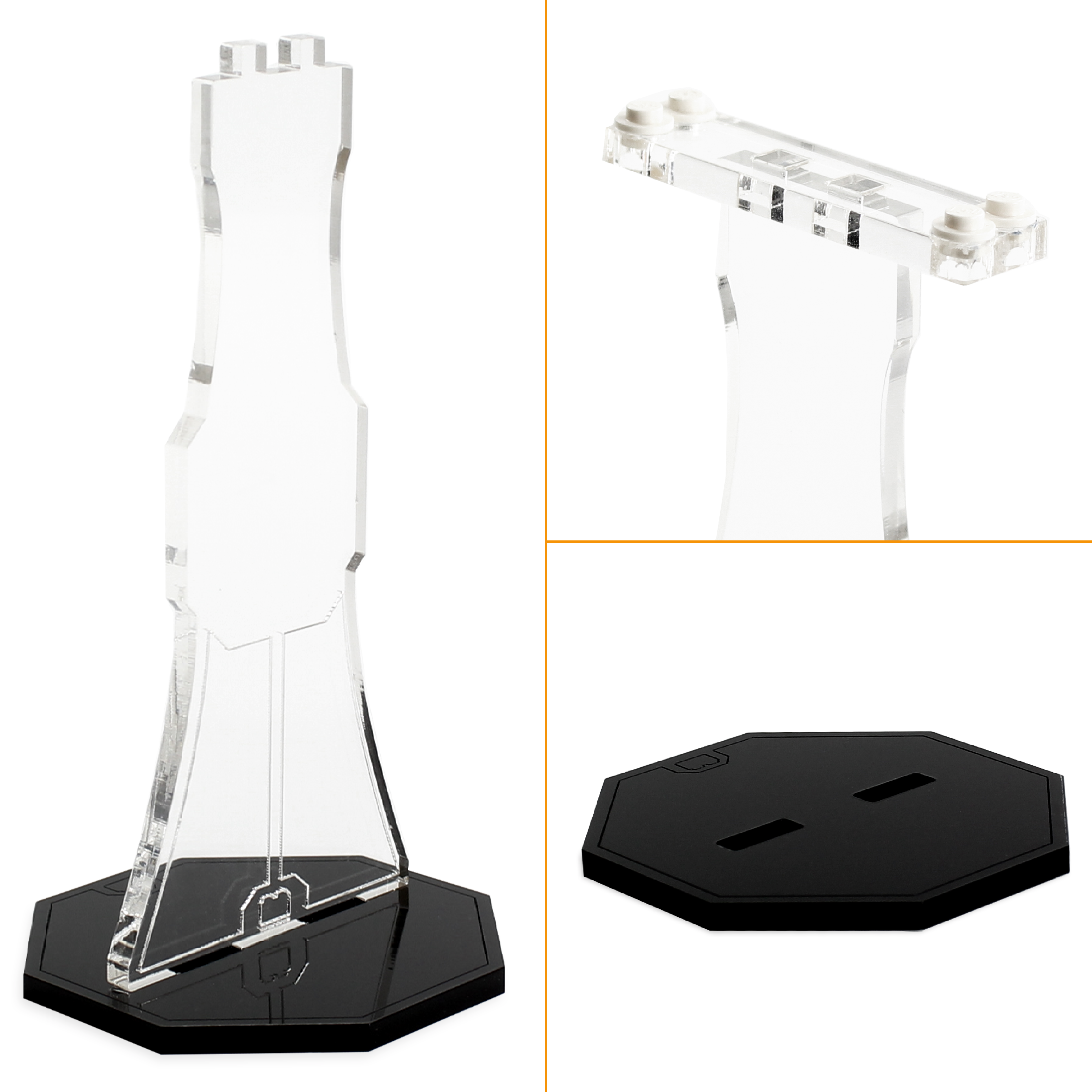 Vario Display Stand for LEGO® Vehicles (Large/Horizontal)