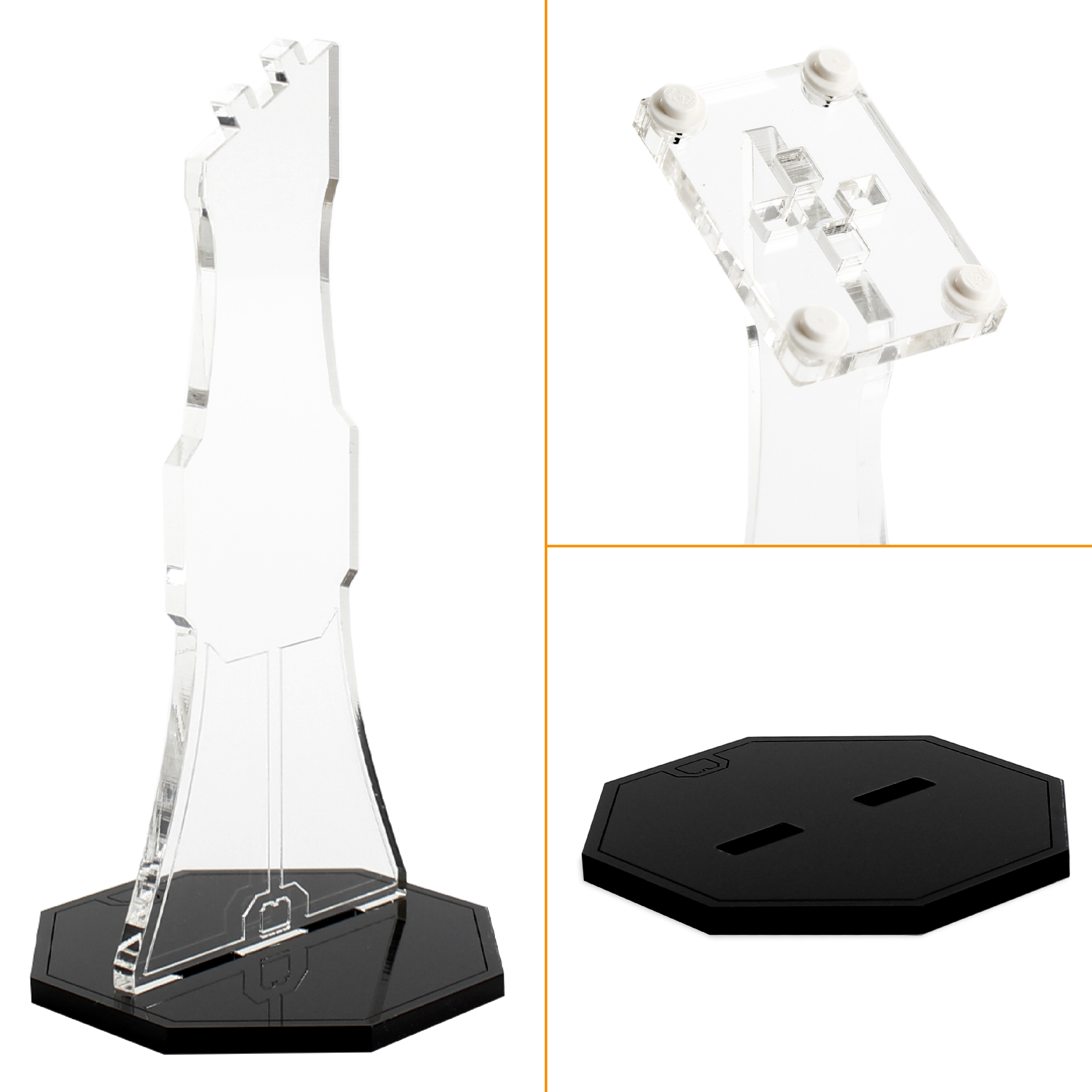 Vario Display Stand for LEGO® Vehicles (Large/Angled)