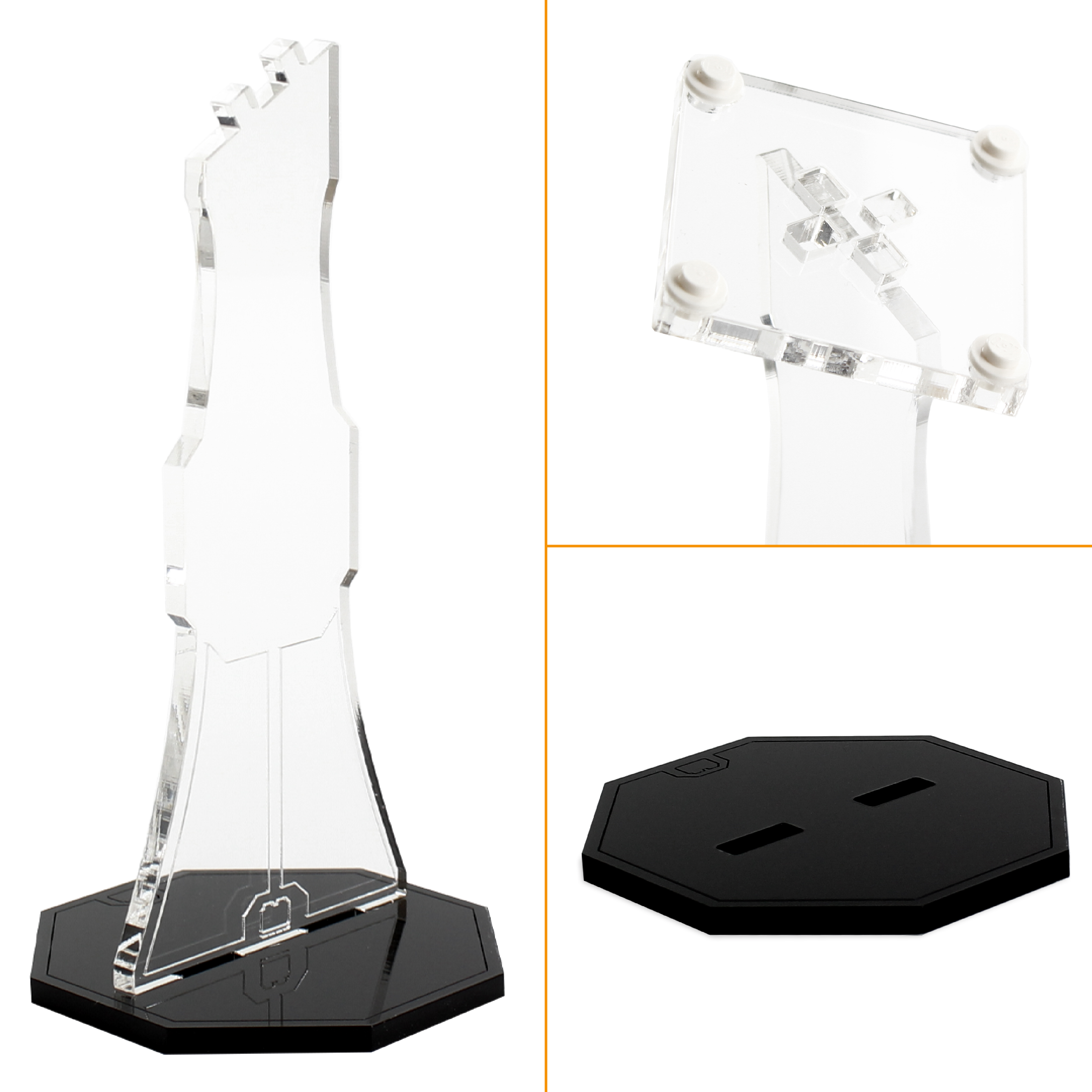 Vario Display Stand for LEGO® Vehicles (Large/Angled)