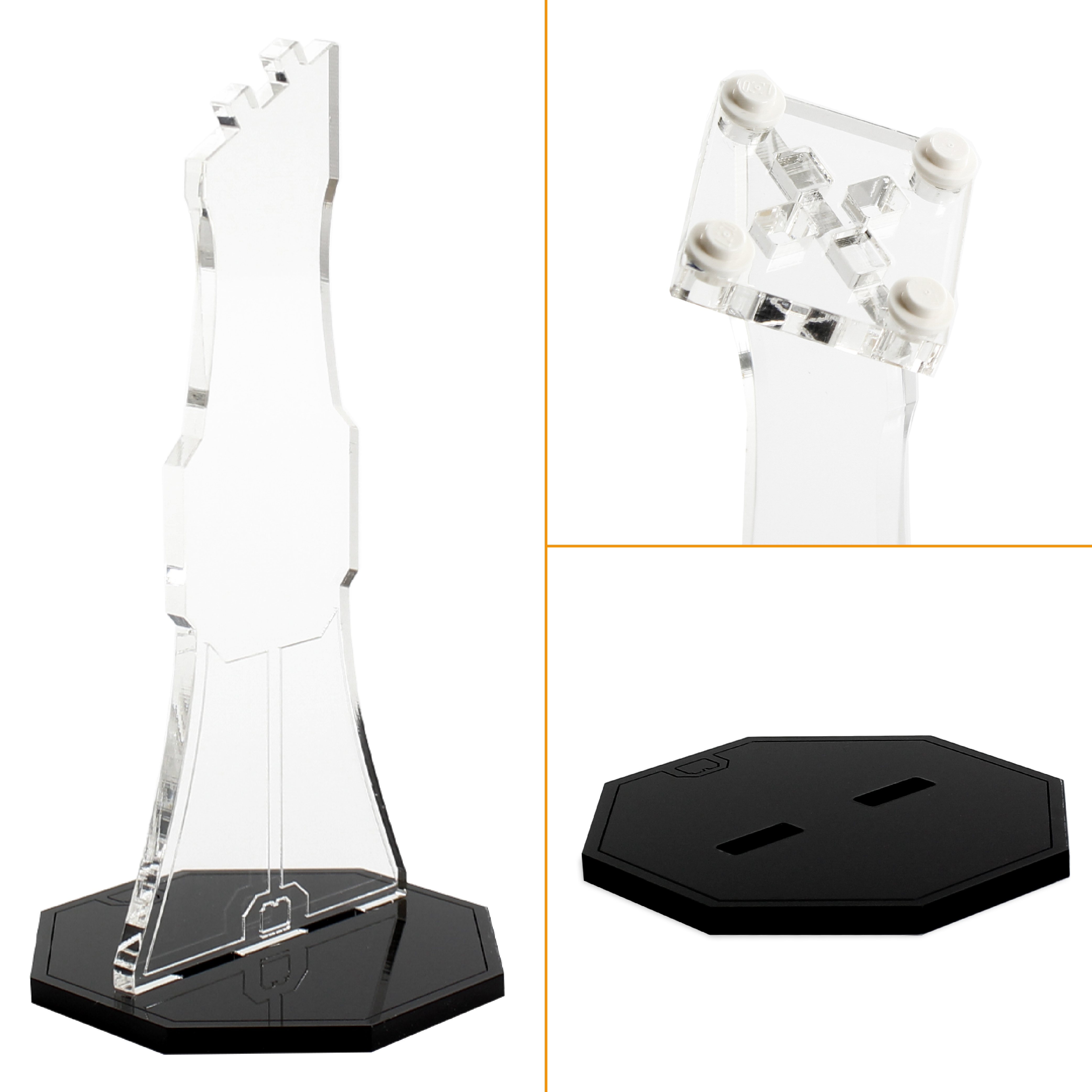 Vario Display Stand for LEGO® Vehicles (Large/Angled)