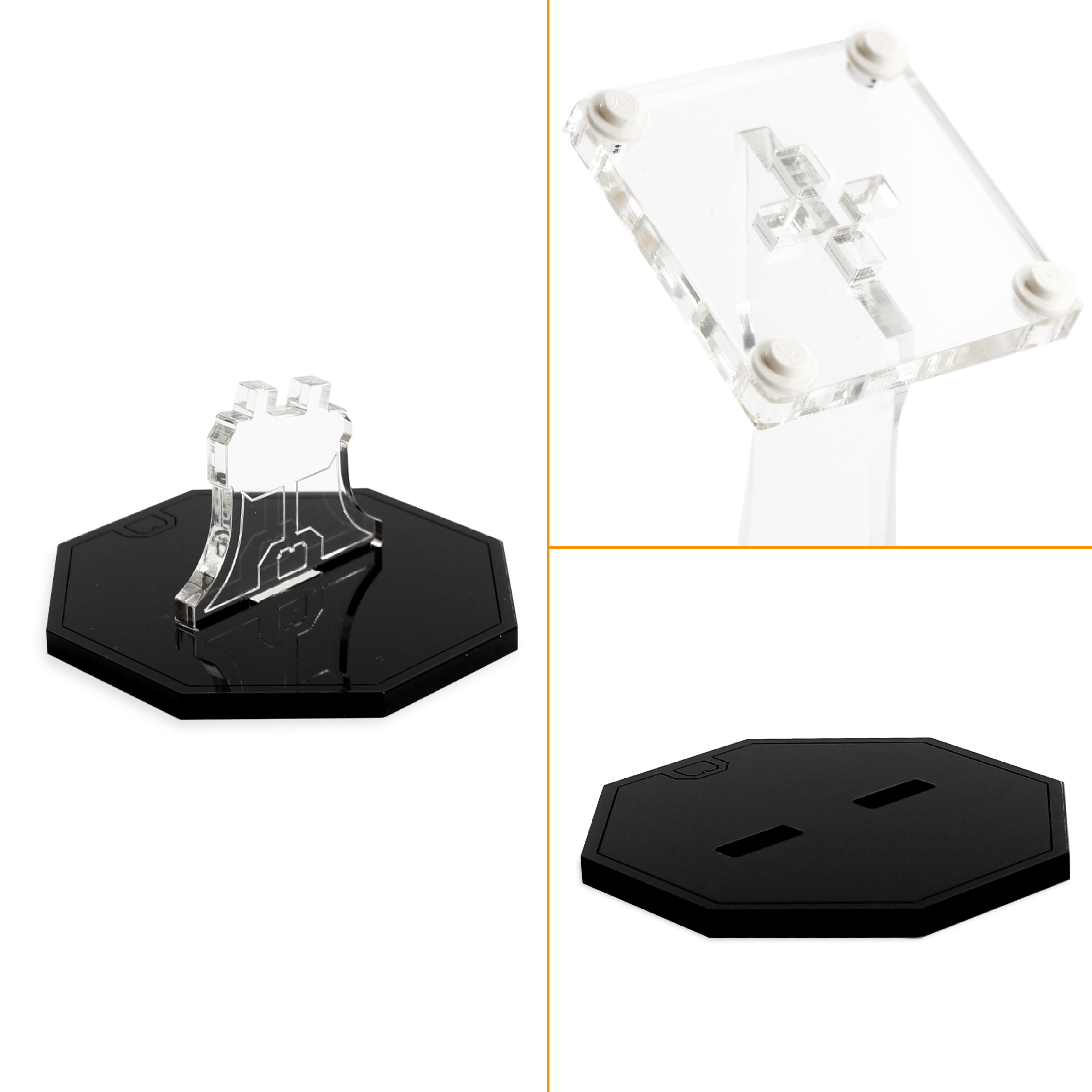 Vario Display Stand for LEGO® Vehicles (Small/Angled)