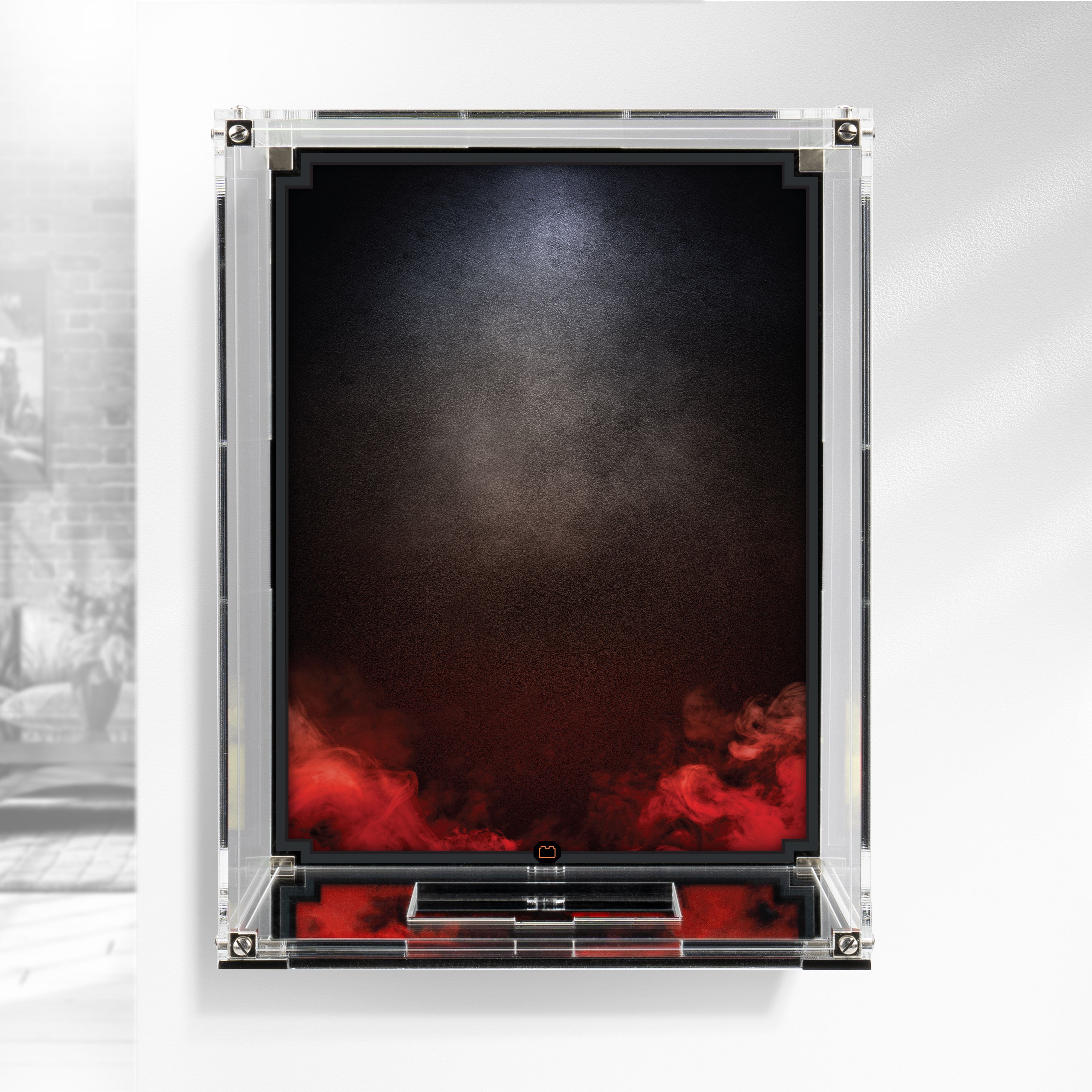 Wall-Mounted Display Case for LEGO® Star Wars: Kylo Ren's Helmet (75415)