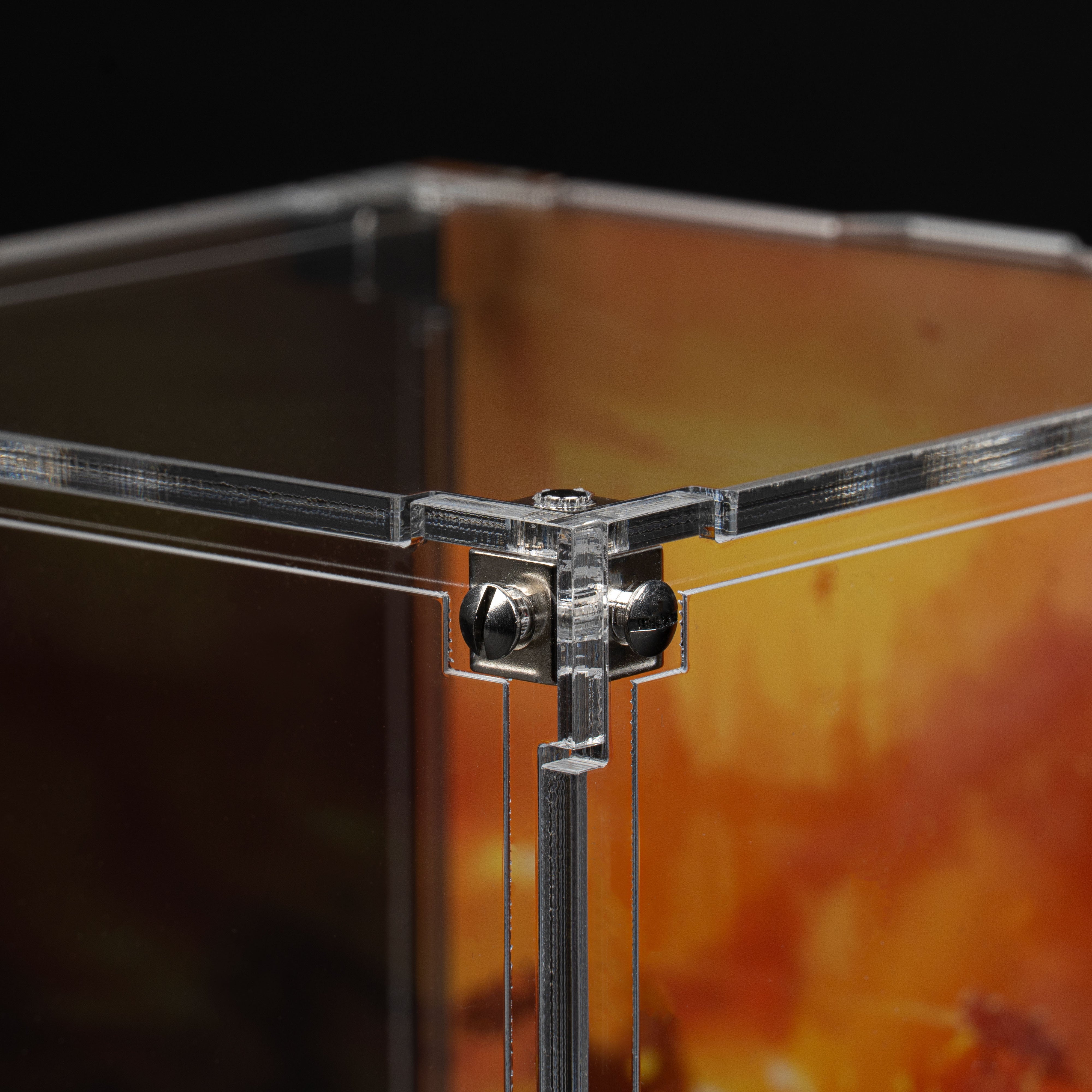 Oversized Miniature Display Case for Warhammer® with Endless War Background