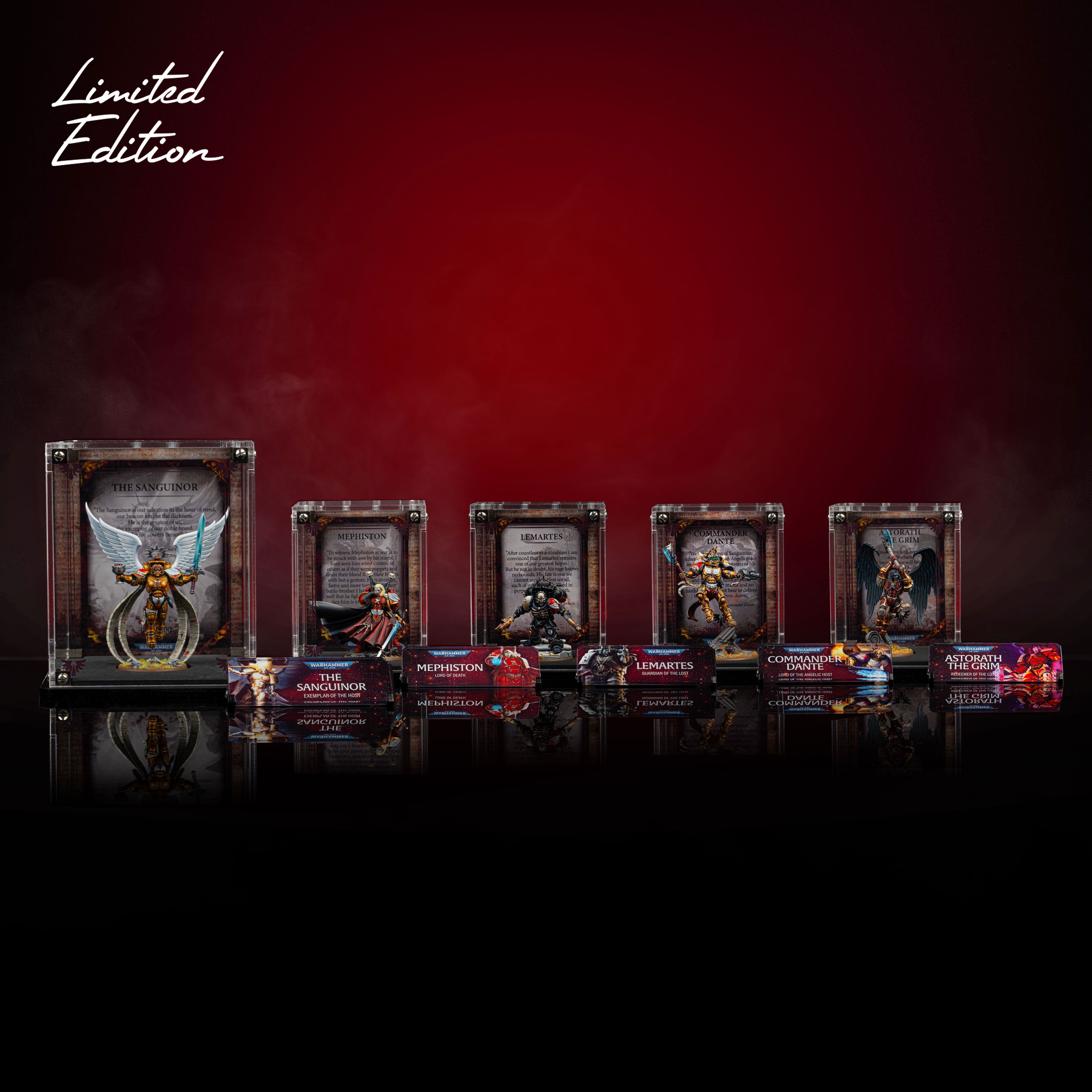 Limited Edition Display Cases for Warhammer® 40,000 Blood Angels Miniatures