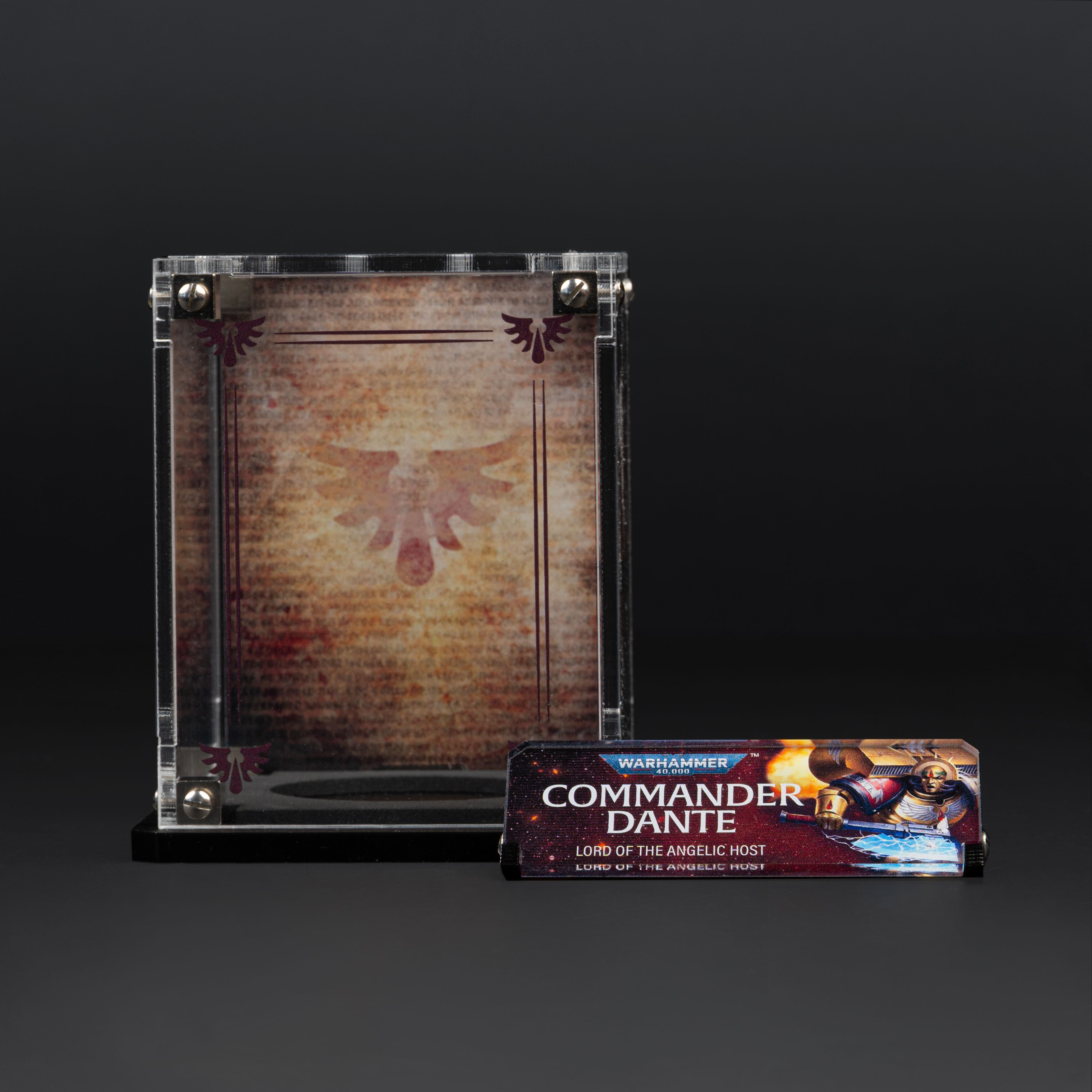 Display Cases for Warhammer® 40,000 Blood Angels Miniatures
