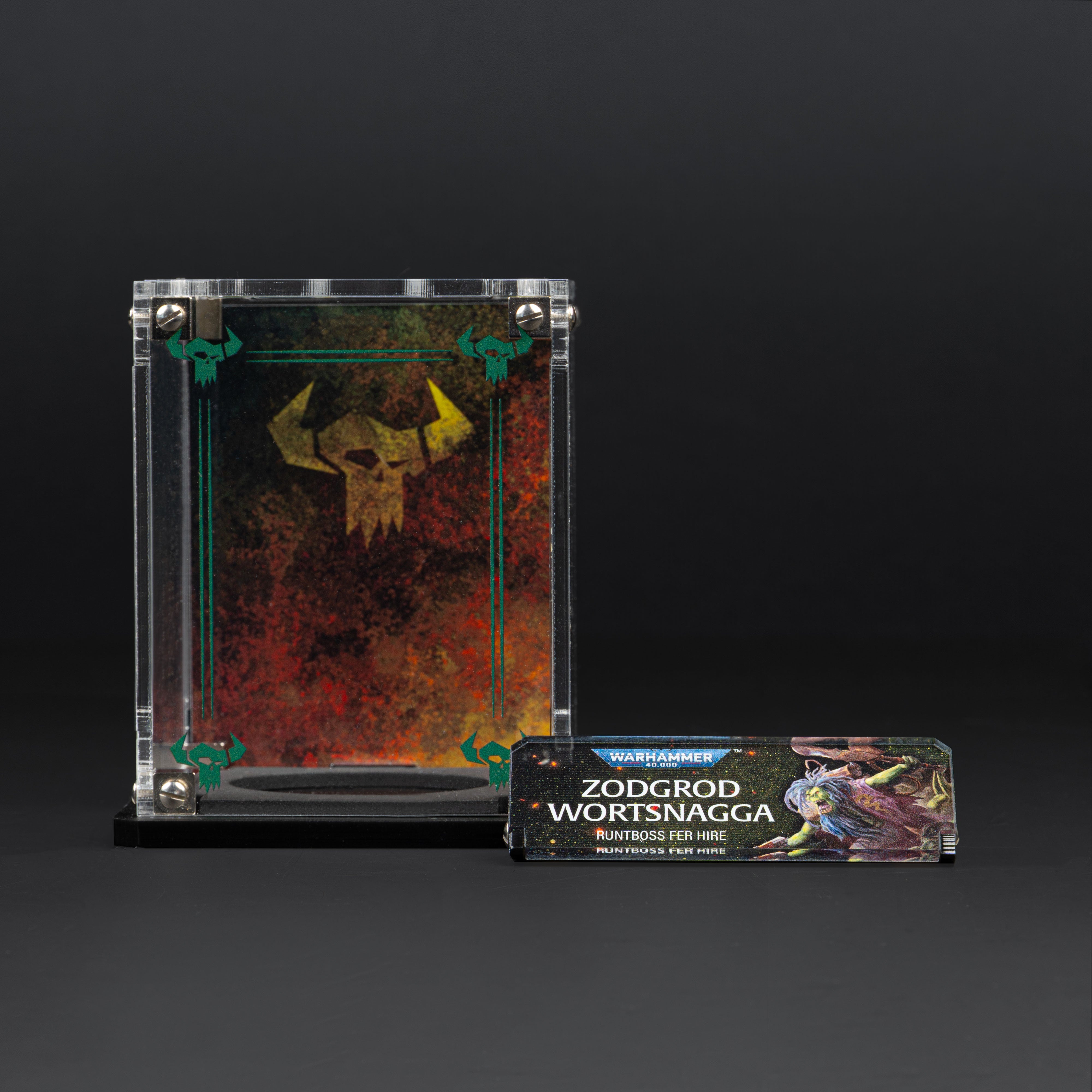 Display Cases for Warhammer® 40,000 Orks Miniatures