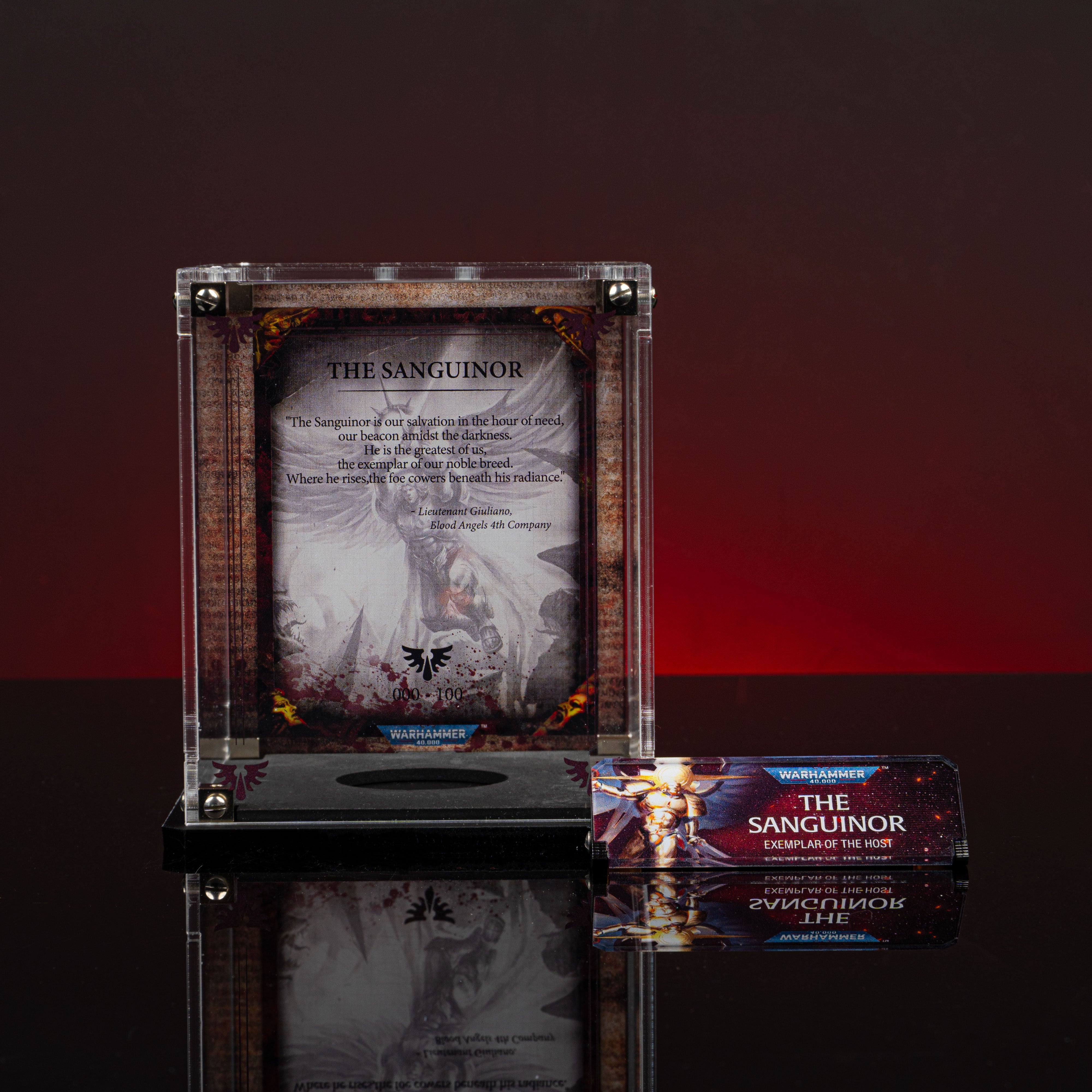 Limited Edition Display Cases for Warhammer® 40,000 Blood Angels Miniatures