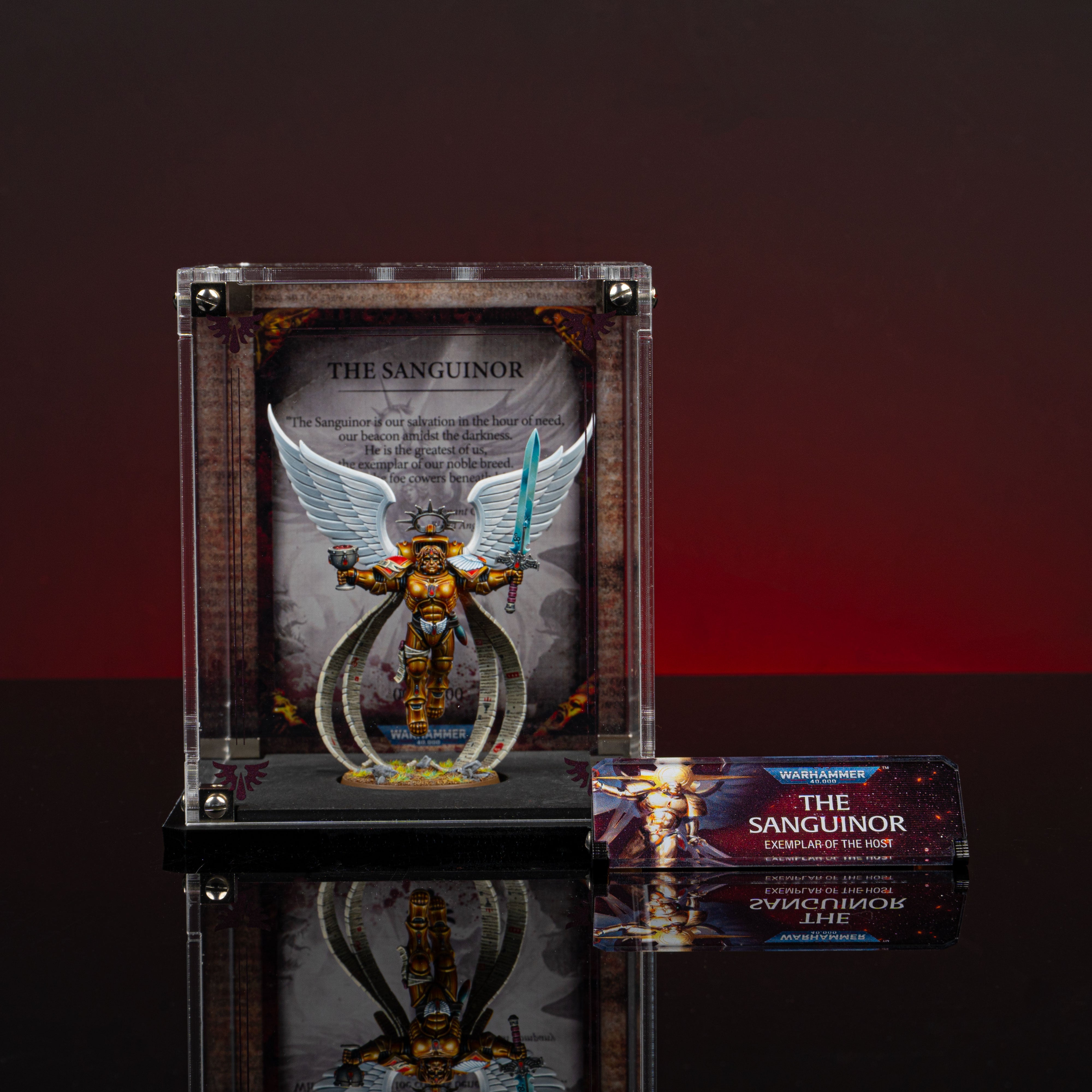 Limited Edition Display Cases for Warhammer® 40,000 Blood Angels Miniatures