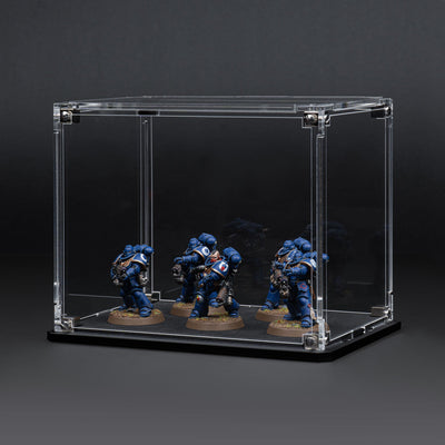 Display Case for Warhammer® Squad with Clear Background