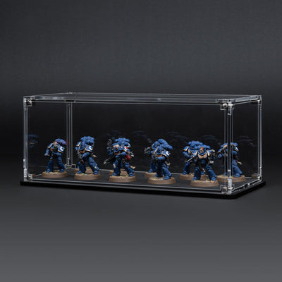Display Case for Warhammer® Squad with Clear Background