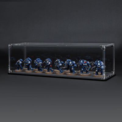 Display Case for Warhammer® Squad with Clear Background