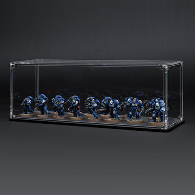 Display Case for Warhammer® Squad with Clear Background