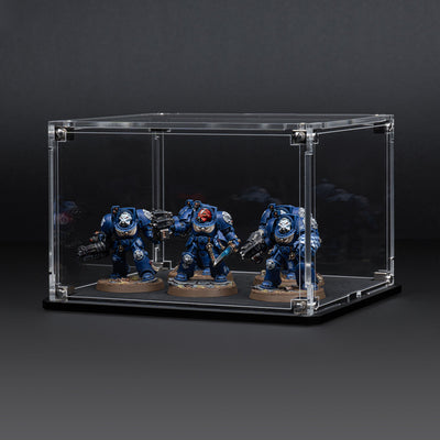 Display Case for Warhammer® Squad with Clear Background