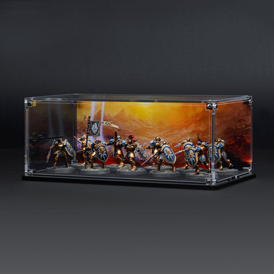 Display Case for Warhammer® Squad with Eternal Conflict Background