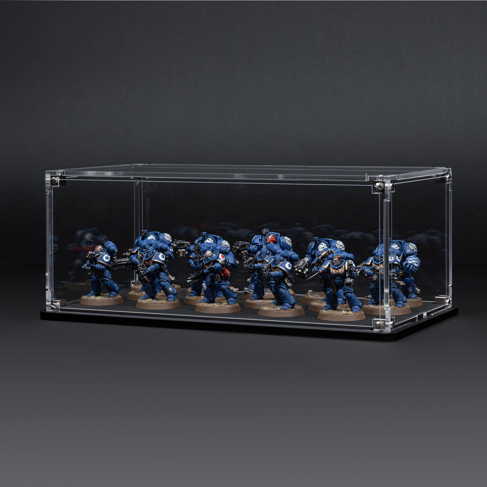 Display Case for Warhammer® Squad with Clear Background