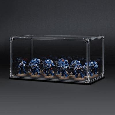 Display Case for Warhammer® Squad with Clear Background