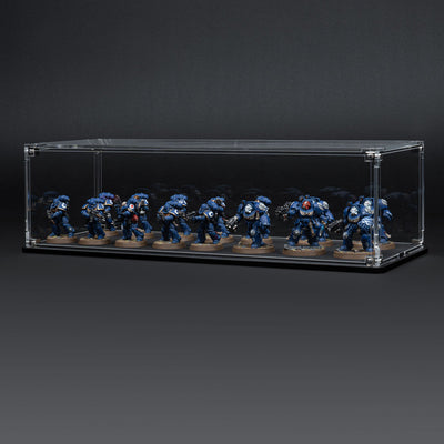 Display Case for Warhammer® Squad with Clear Background