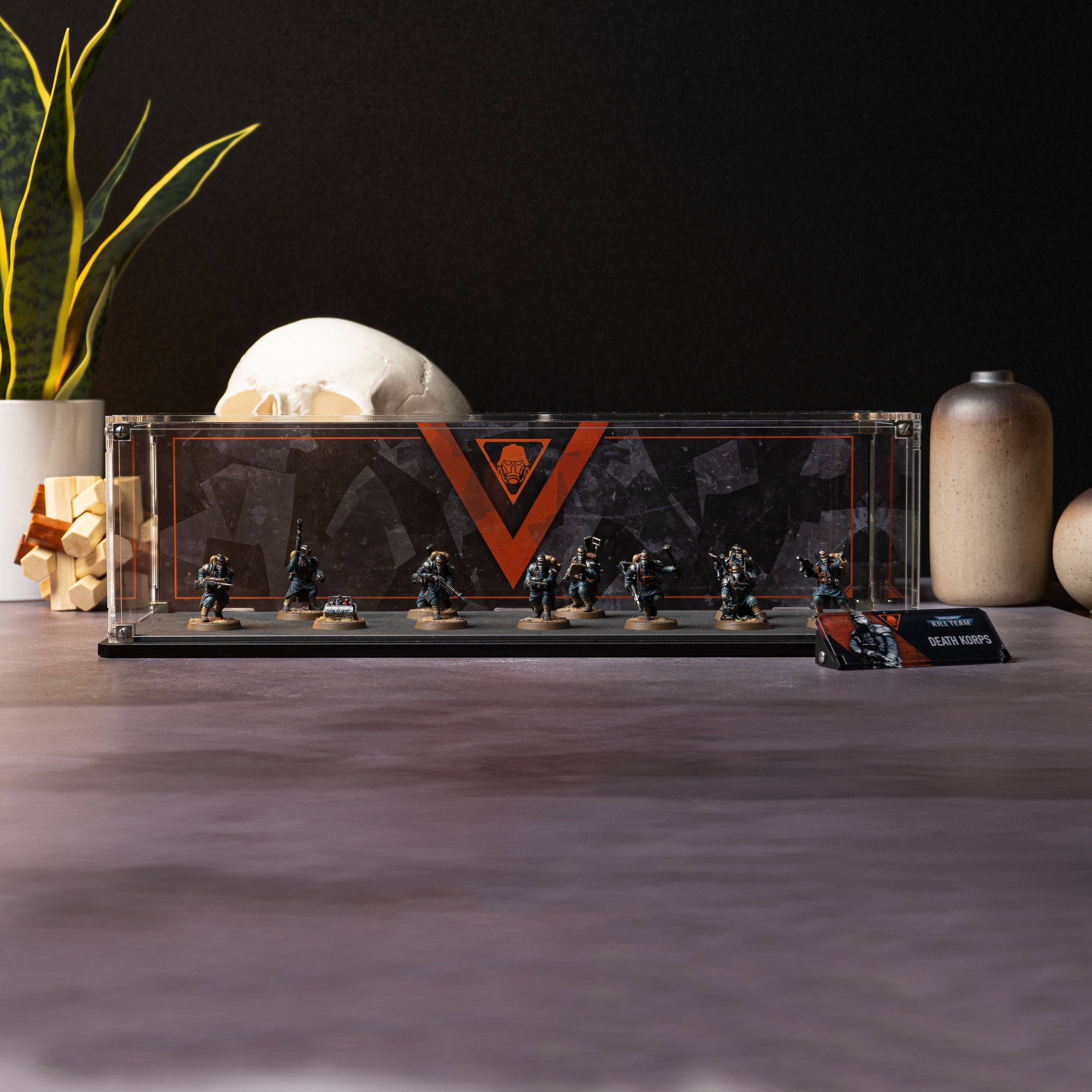 Display Case for Warhammer® 40,000 Kill Team: Death Korps