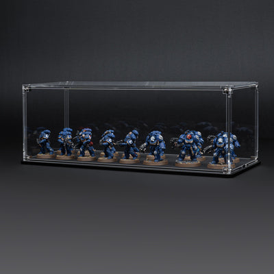Display Case for Warhammer® Squad with Clear Background