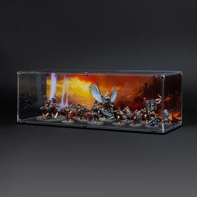 Display Case for Warhammer® Army with Eternal Conflict Background