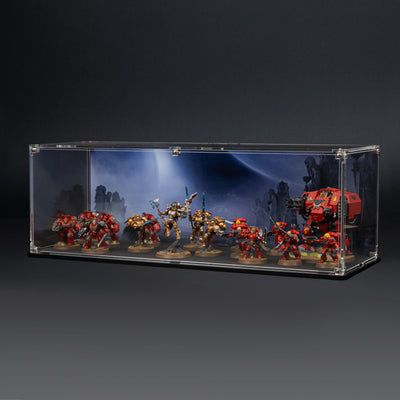 Display Case for Warhammer® Army with Angels of Death Background