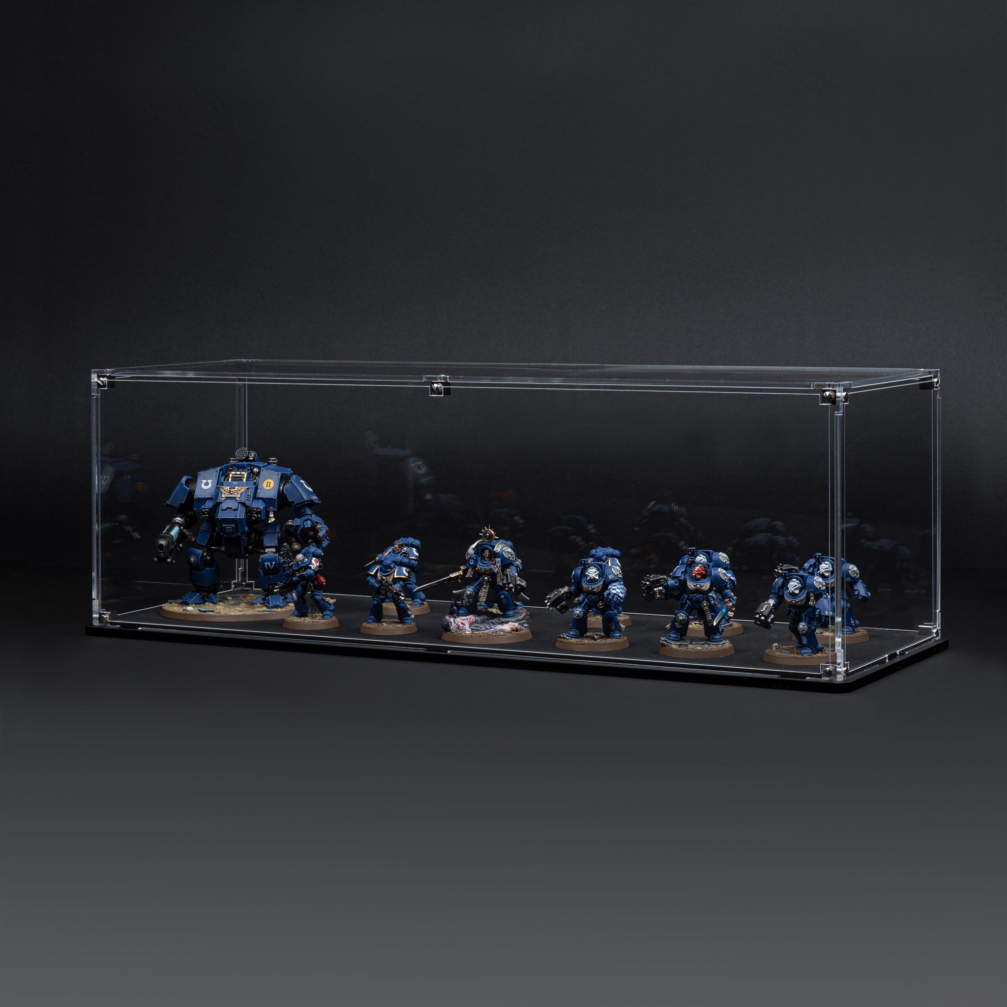 Display Case for Warhammer® Army with Clear Background
