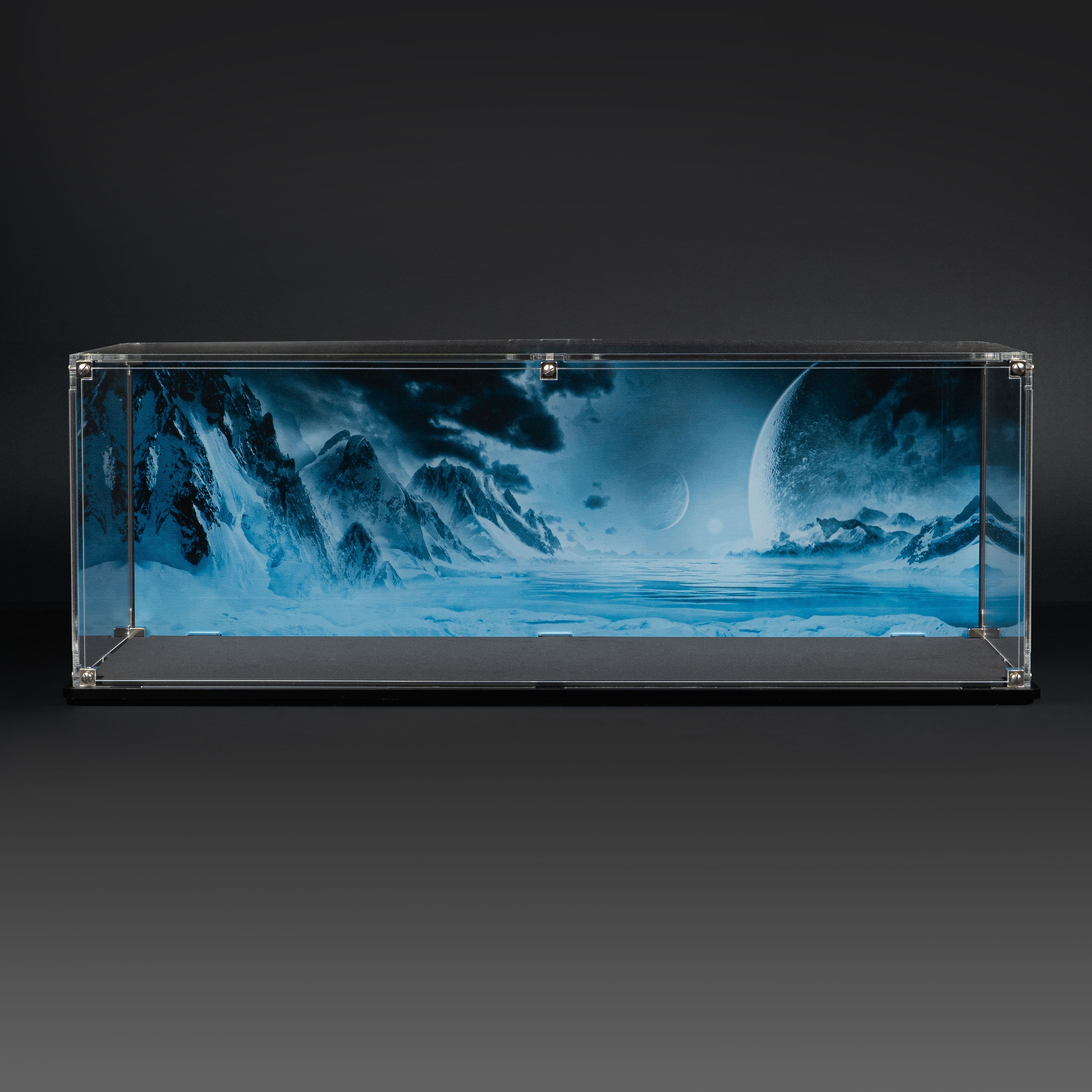Display Case for Warhammer® Army with Frozen Wasteland Background