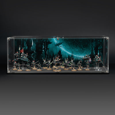Display Case for Warhammer® Army with Commorragh Background