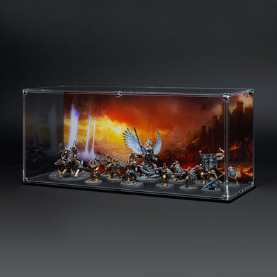 Display Case for Warhammer® Army with Eternal Conflict Background