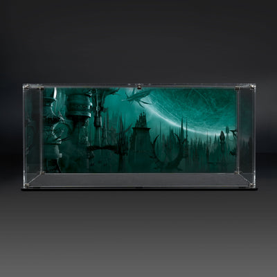Display Case for Warhammer® Army with Commorragh Background