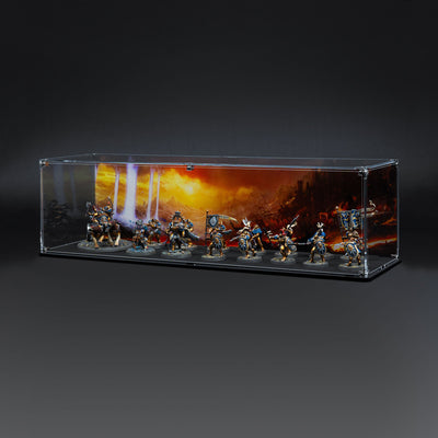 Display Case for Warhammer® Army with Eternal Conflict Background