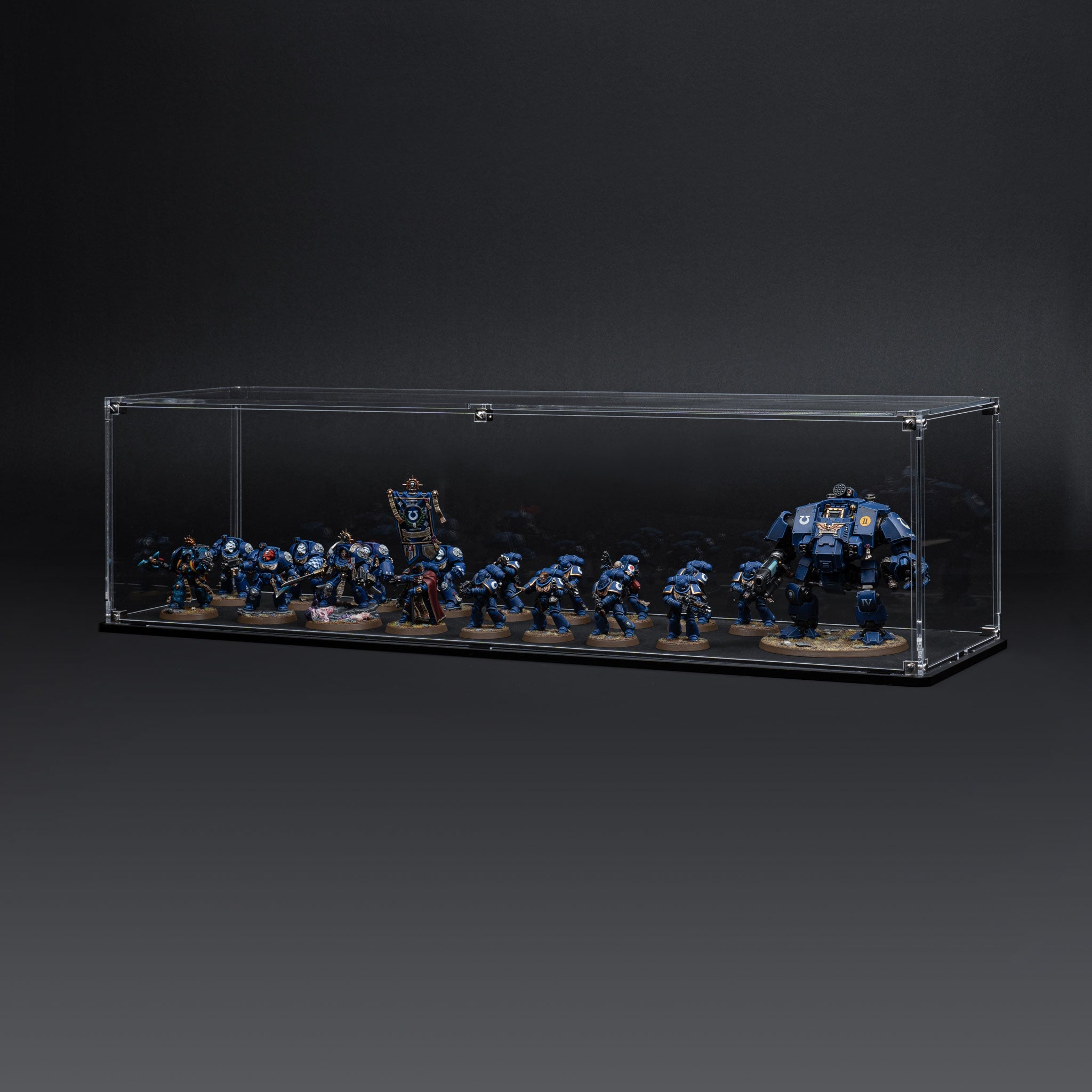 Display Case for Warhammer® Army with Clear Background