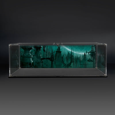 Display Case for Warhammer® Army with Commorragh Background
