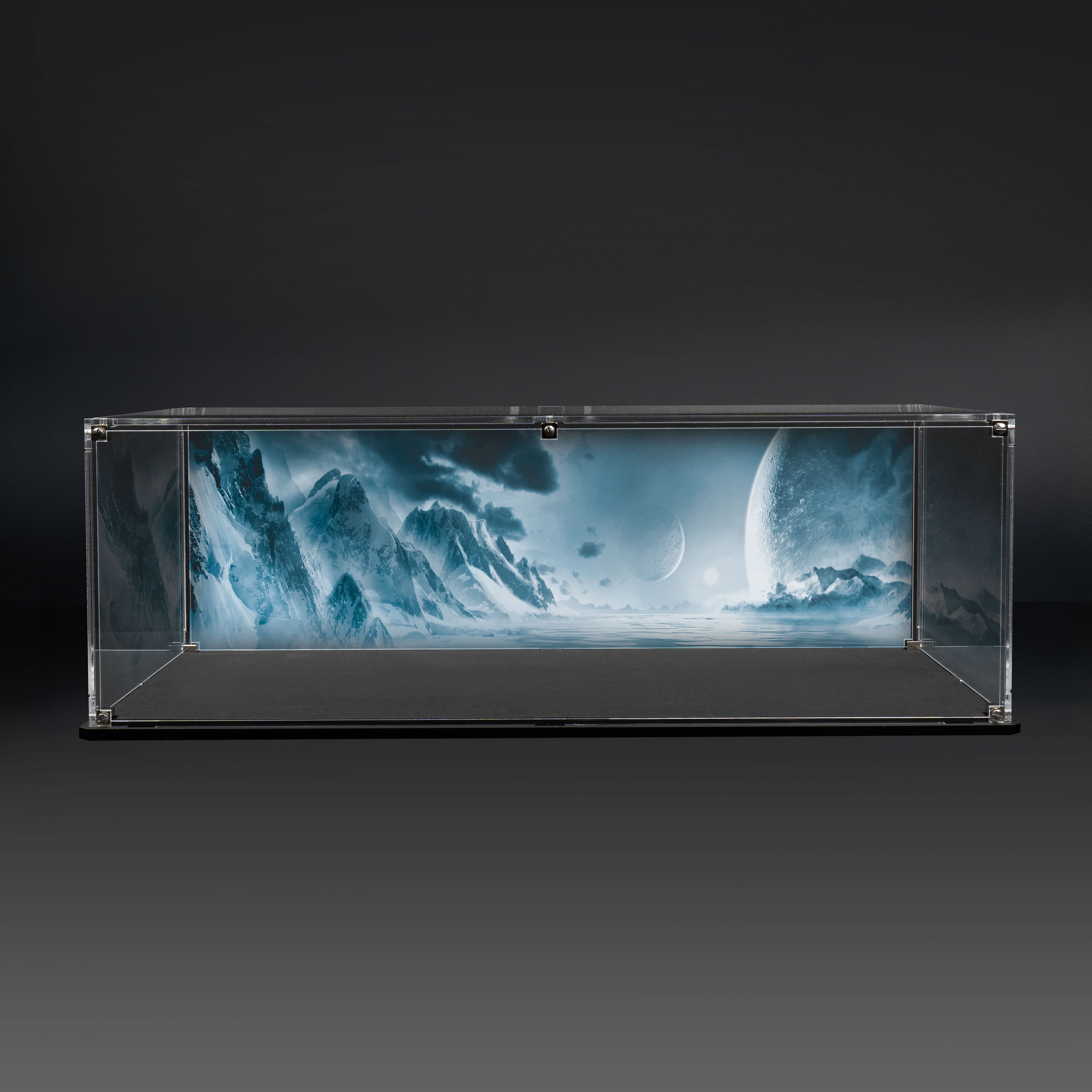 Display Case for Warhammer® Army with Frozen Wasteland Background