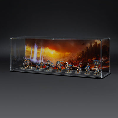 Display Case for Warhammer® Army with Eternal Conflict Background