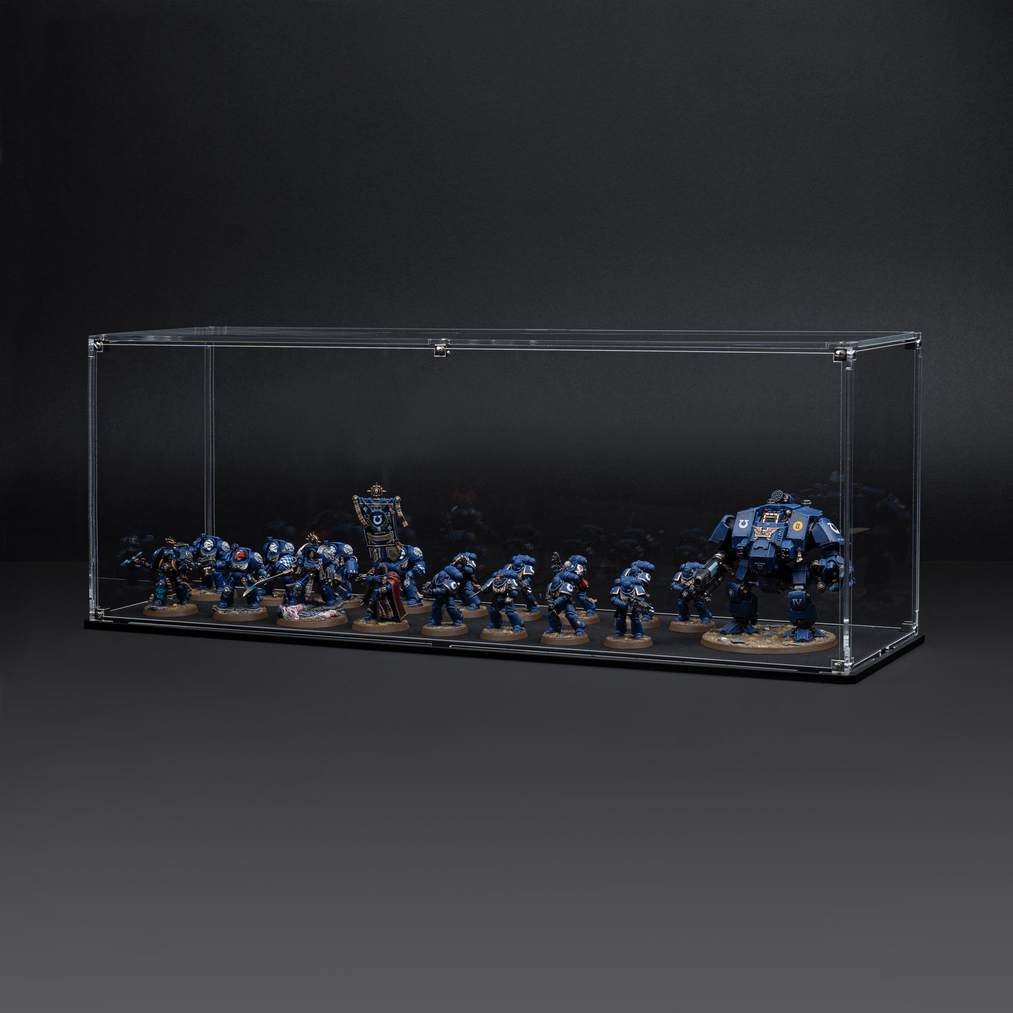 Display Case for Warhammer® Army with Clear Background