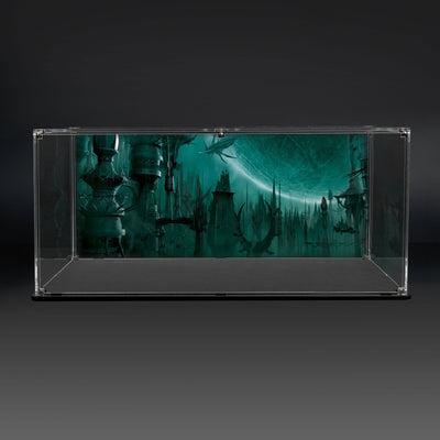 Display Case for Warhammer® Army with Commorragh Background