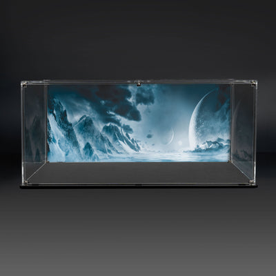 Display Case for Warhammer® Army with Frozen Wasteland Background