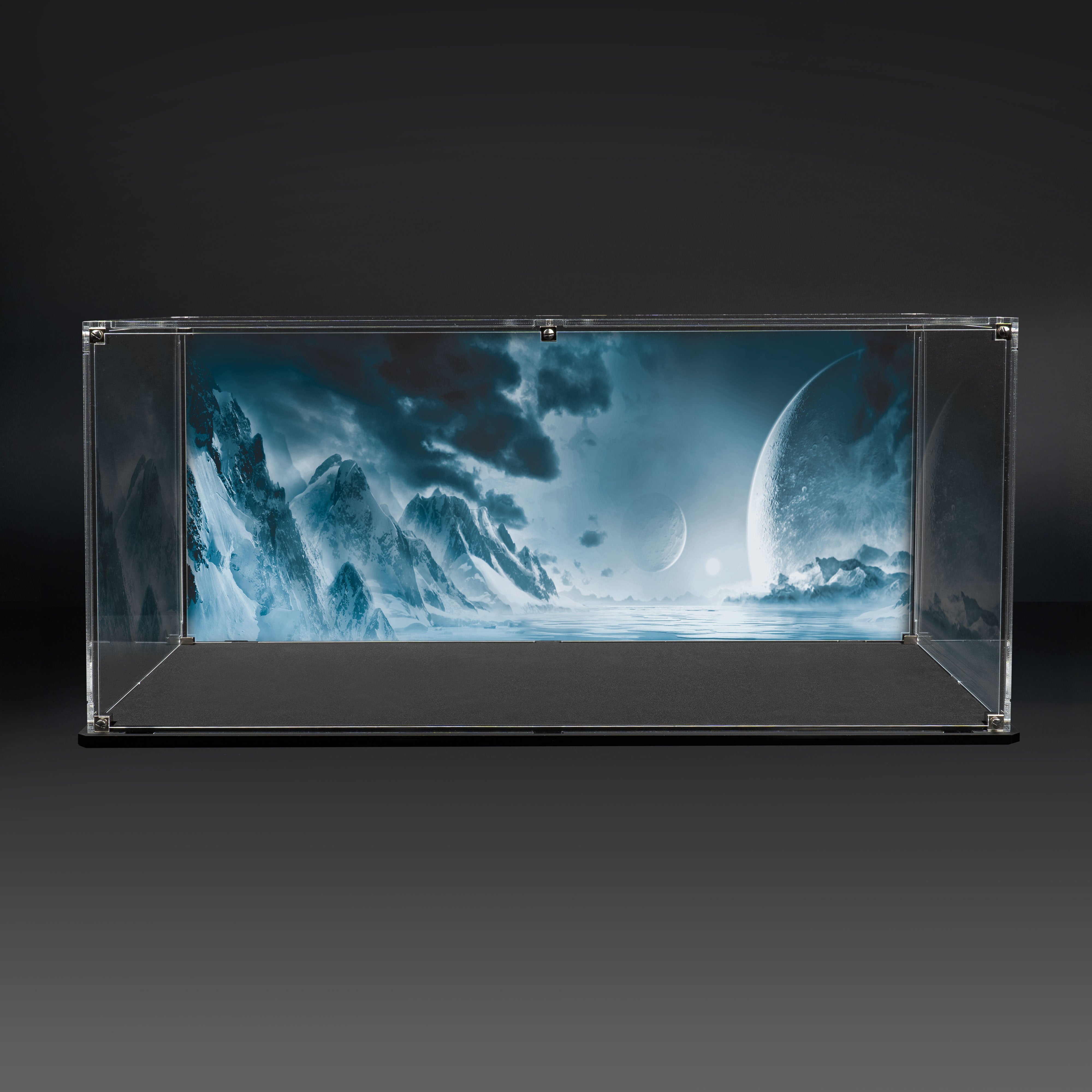 Display Case for Warhammer® Army with Frozen Wasteland Background
